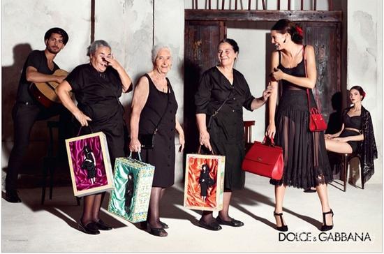 Dolce & Gabbana：一群奶奶表温情