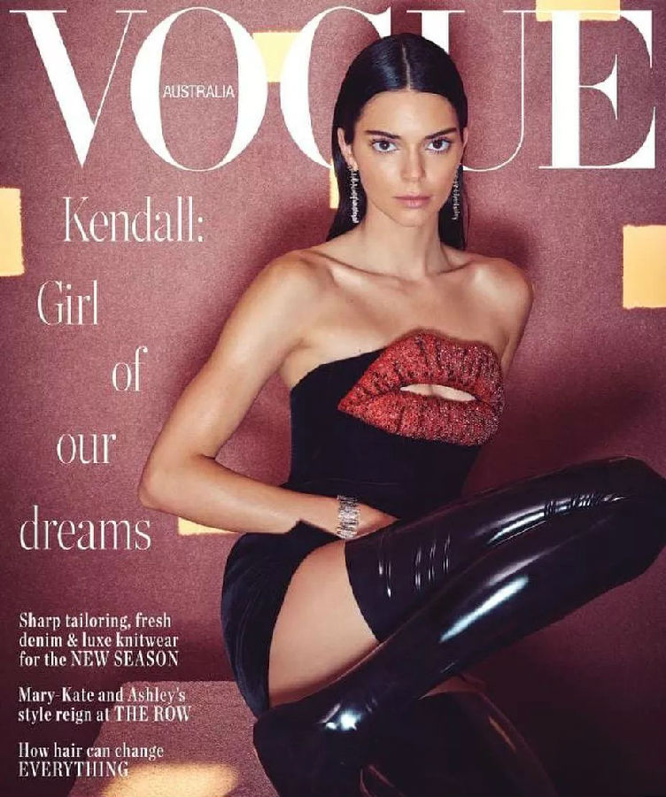 超模Kendall Jenner出镜澳大利亚版《VOGUE》杂志六月刊封面