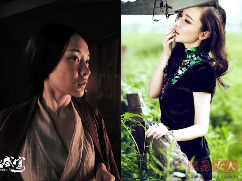 《王的盛宴》饰演戚夫人的霍思燕，貌美却愚昧，丝毫不知自己的献媚会成为别人的眼中钉，最终成为吕后的一道历史“创意菜”人彘。