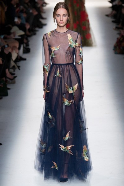Valentino 2014秋冬巴黎国际时装周