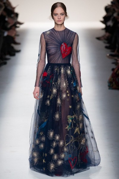 Valentino 2014秋冬巴黎国际时装周