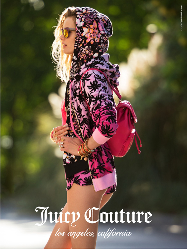 艾迪塔·维尔珂薇楚泰代言Juicy Couture 2015春夏系列广告