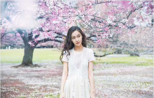 Angelababy 全新《樱花说 》写真