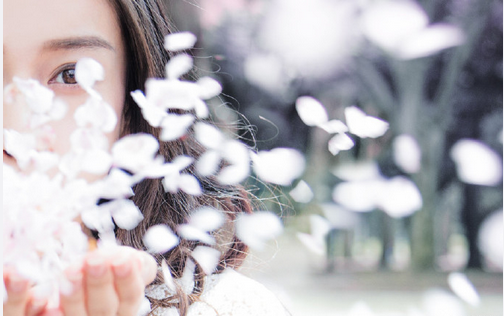 Angelababy 全新《樱花说 》写真
