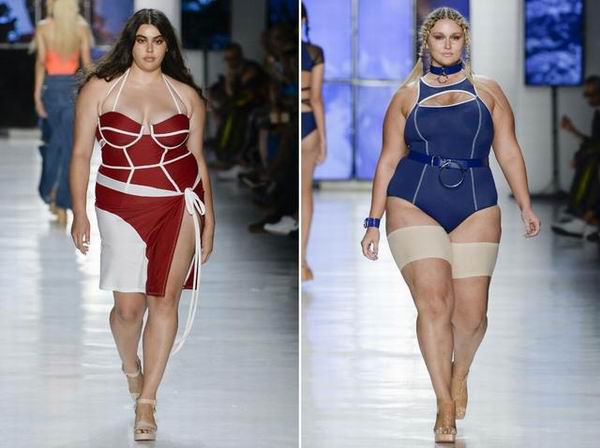 纽约时装周惊现超大号模特体重至少200斤哦！